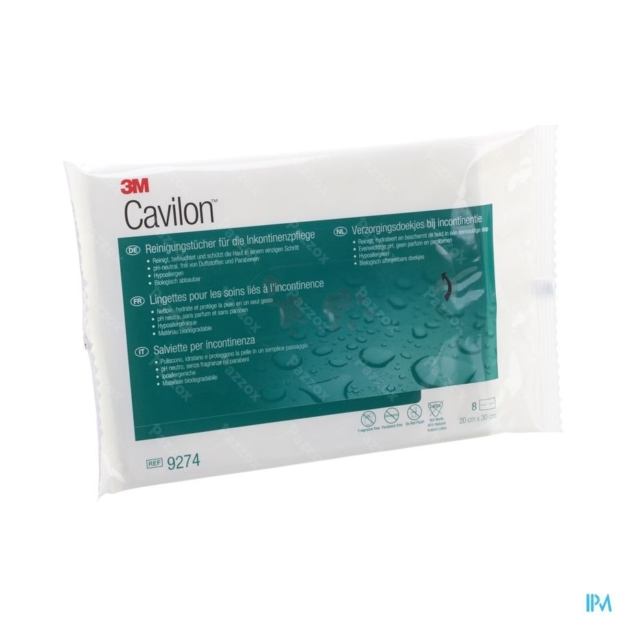 Cavilon Verzorgingsdoekjes Incontinentie 8 9274