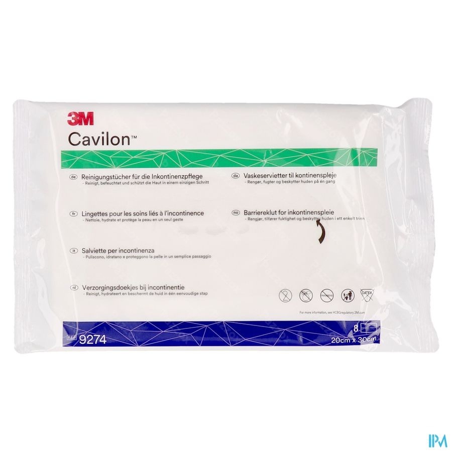 Cavilon Verzorgingsdoekjes Incontinentie 8 9274