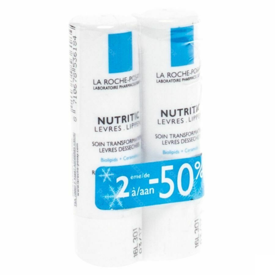 La Roche Posay Nutritic Lipstick Duo 2x4,5ml 2e -50%