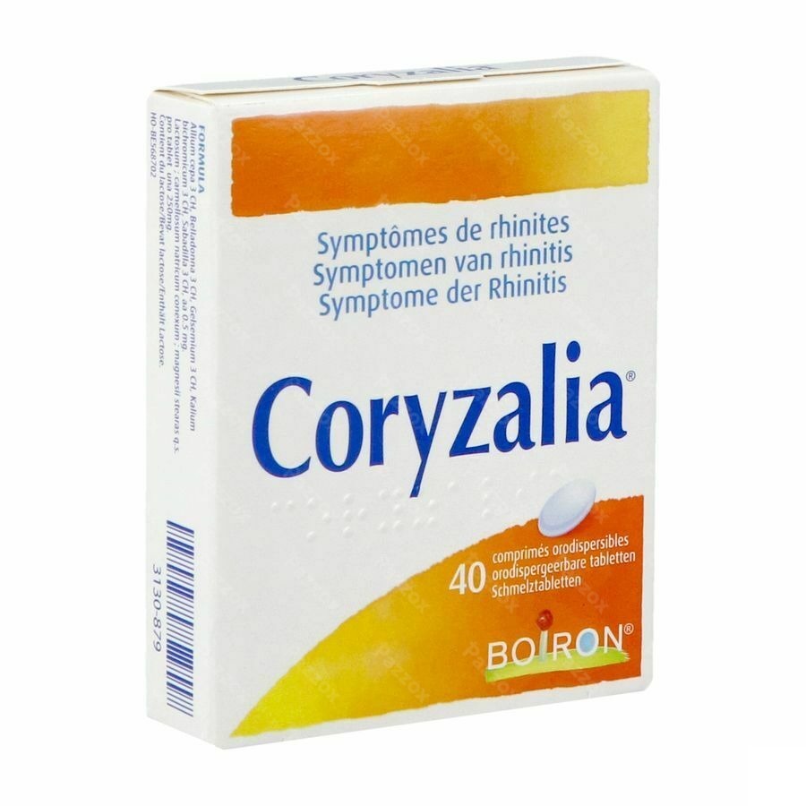 Boiron Coryzalia 40 Tabletten 