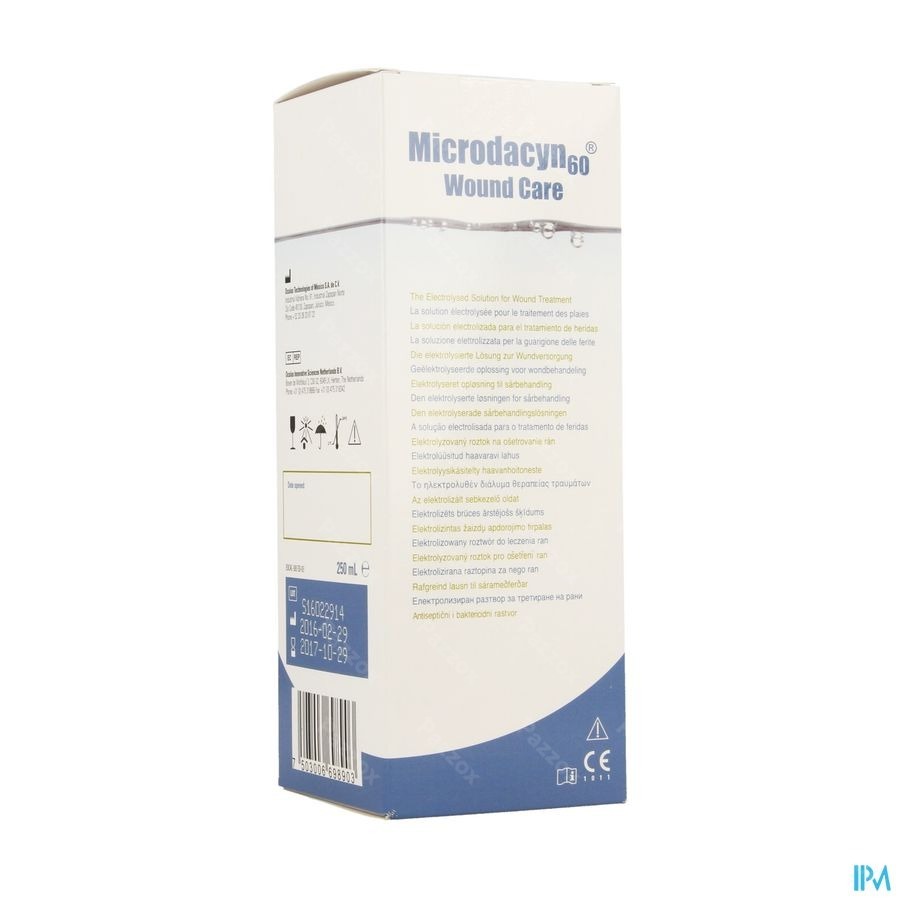 Microdacyn 60 Wound Care Solution 250ml 44107-00