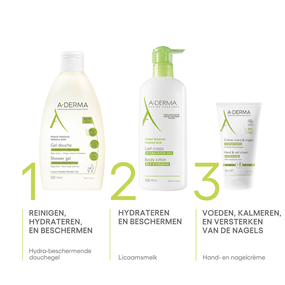 A-Derma Hydraterende Lichaamsmelk Haver 400ml