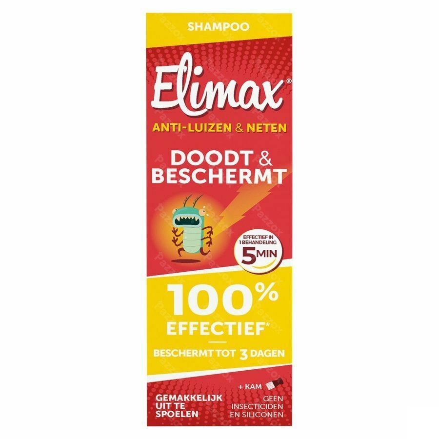 Elimax 2-in-1 Shampoo Anti Luizen en Neten Zonder Insecticide + Kam 100ml