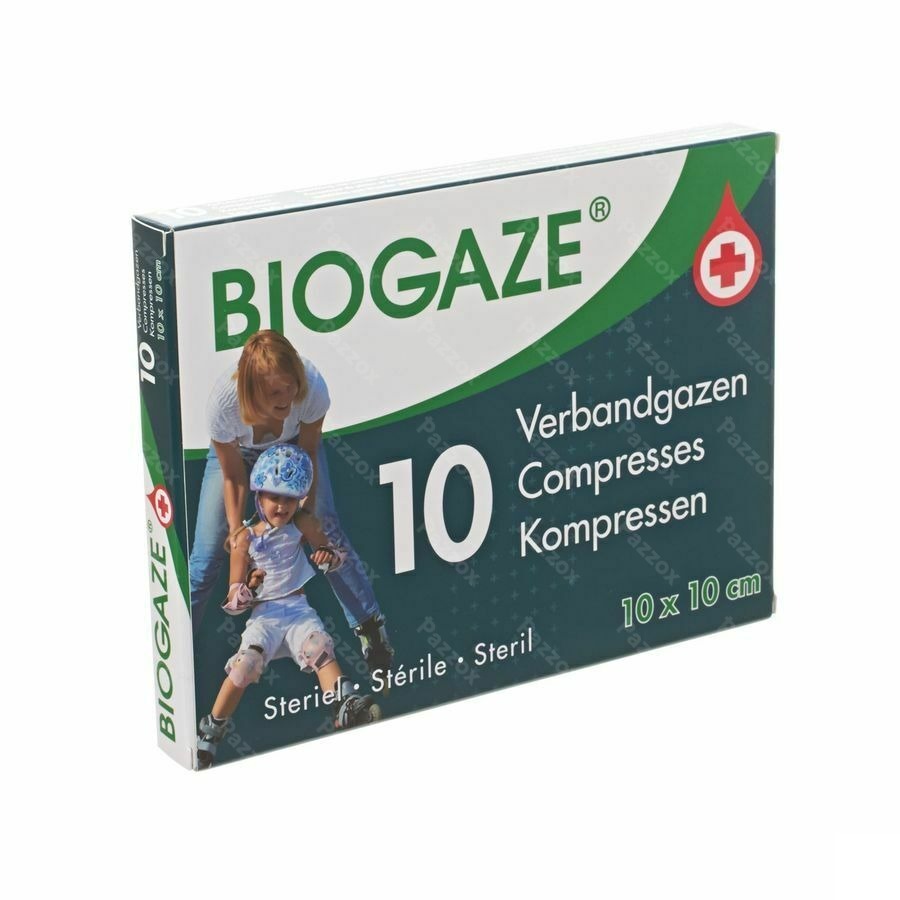 Biogaze 10 Verbandgazen 10 x 10 cm