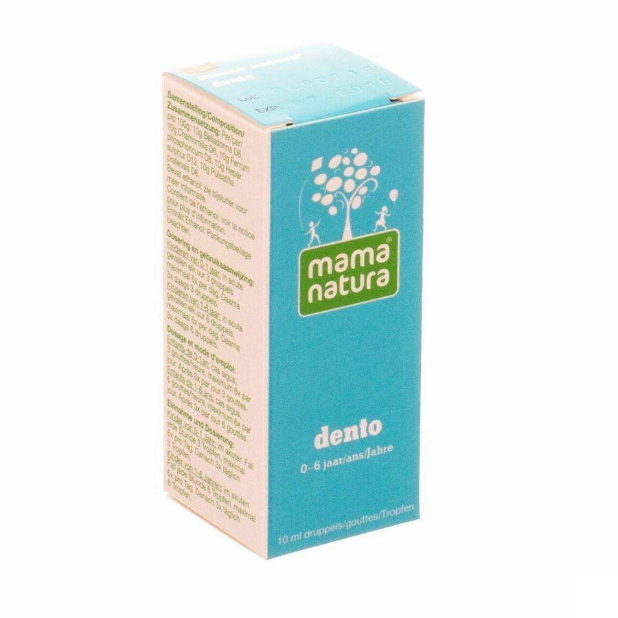 Mama Natura Dento 10 Ml Orale Druppels Kopen Pazzox