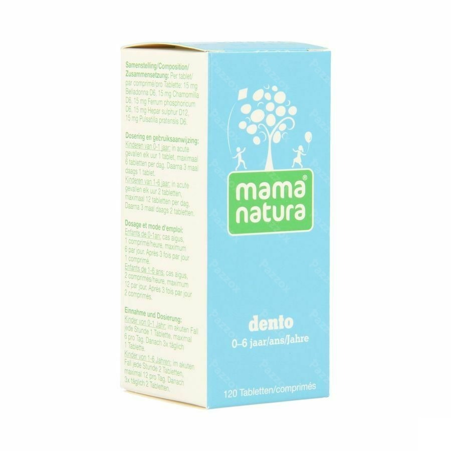 Mama natura dento 120 tabletjes