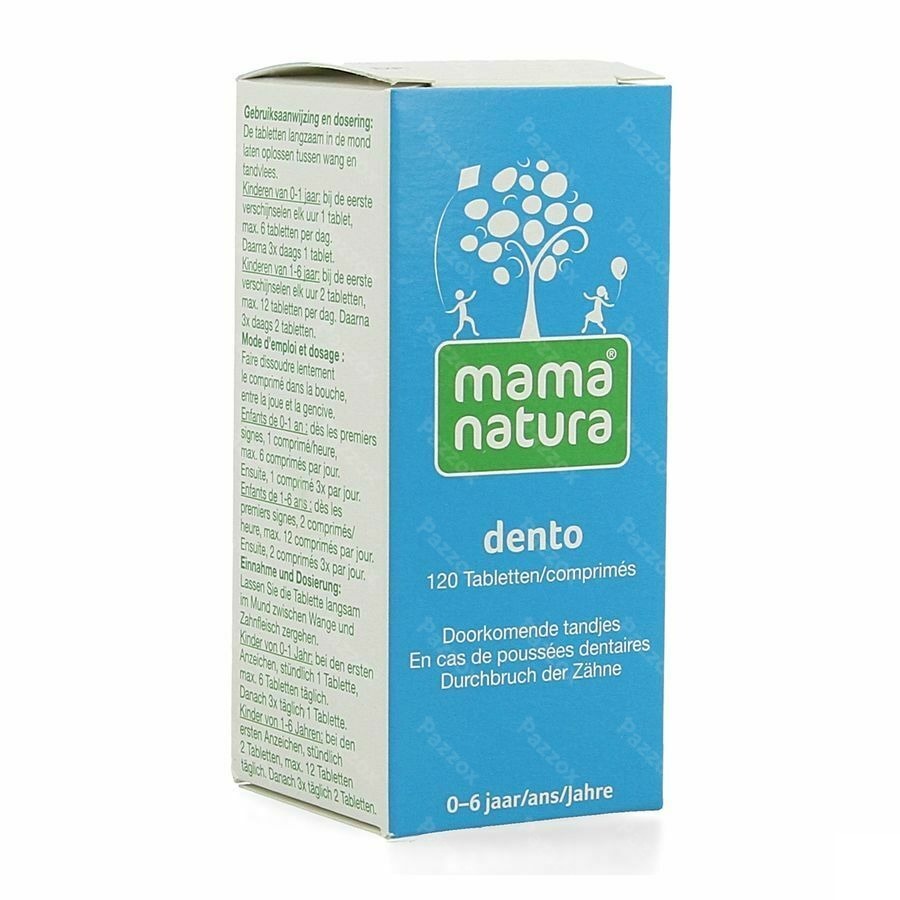 Mama natura dento 120 tabletjes