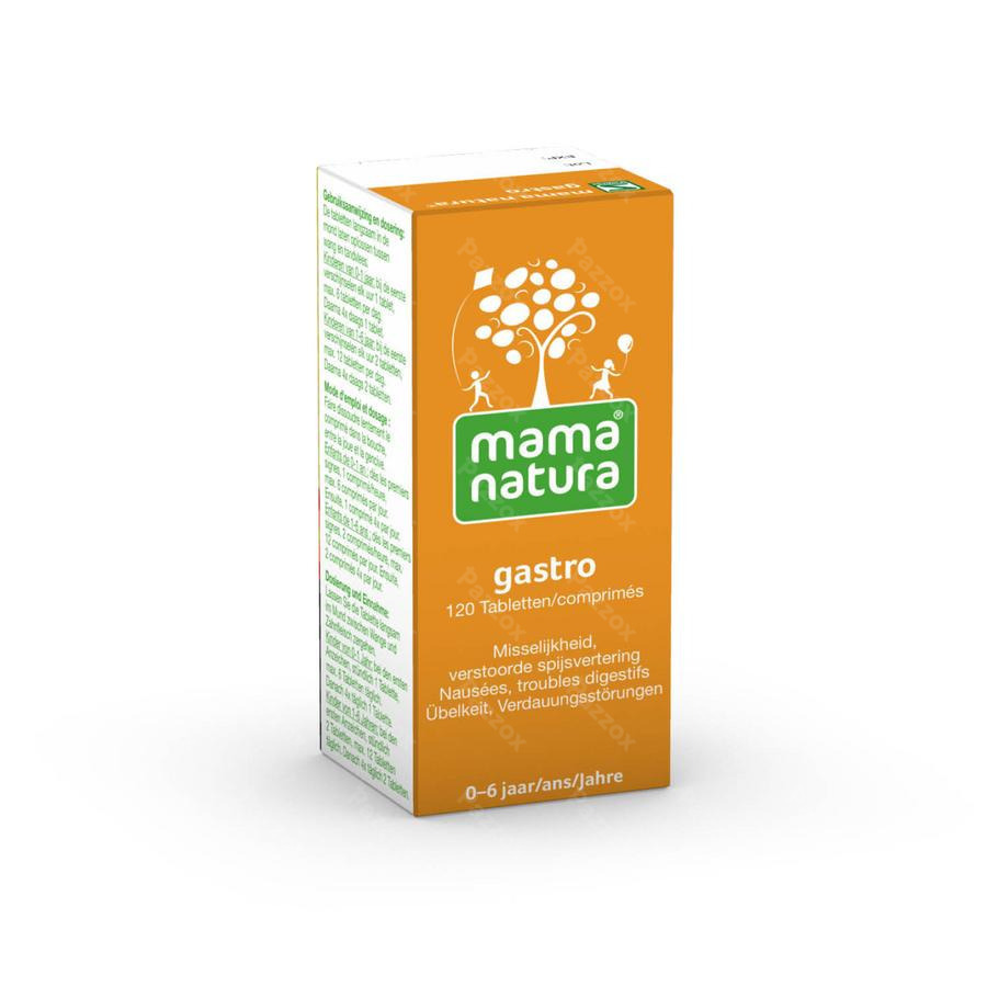 Mama natura gastro 120 tabletjes