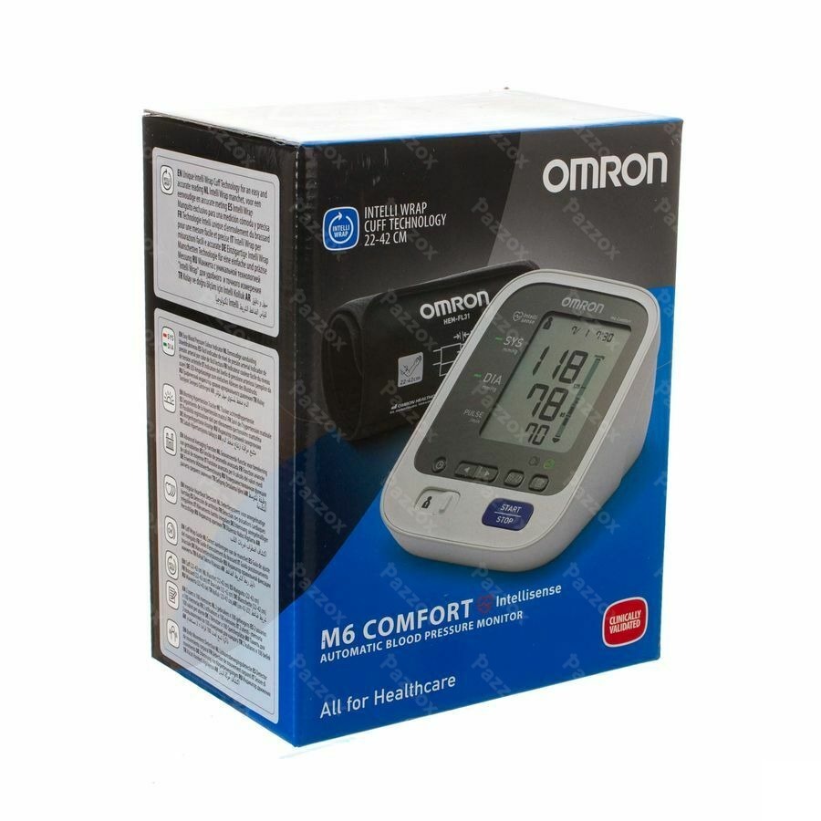 Omron M6 Comfort Bloeddrukmeter Arm Hem7321e