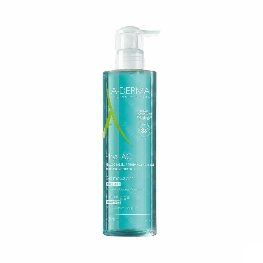 Aderma Phys-ac Schuimgel Schuimend 400ml
