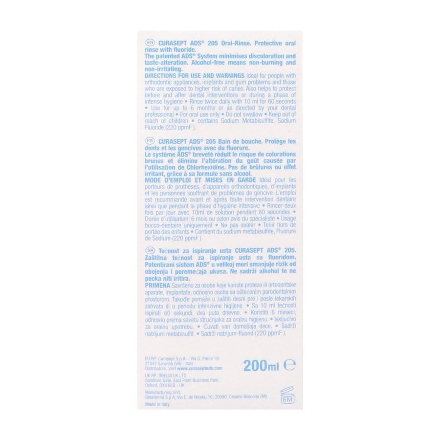 Curasept Mondspoelmiddel 0,05% 200ml