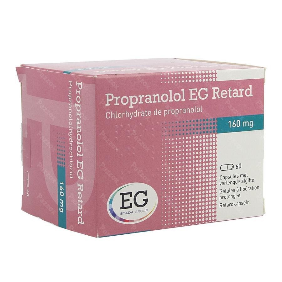 Propranolol Retard Eg Caps 60x160mg