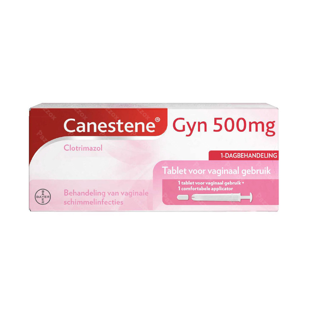 Canestene Gyn Clotrimazole 500mg 1 Vaginale Tablet 