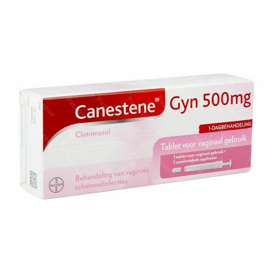Canestene Gyn Clotrimazole 500mg 1 Vaginale Tablet 