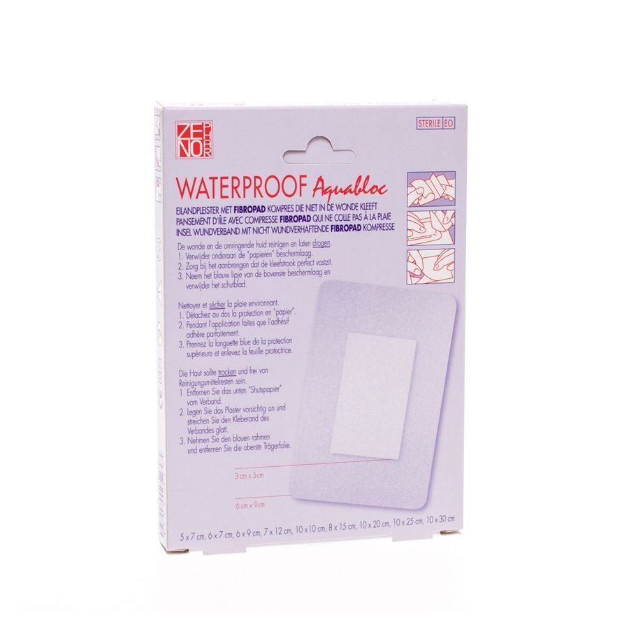 Euroderm Plus 6x 9cm 5 Pleister Steriel Wtp