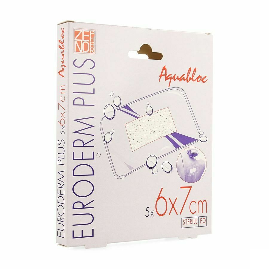 Euroderm Plus 6x 7cm 5 Pleister Steriel Wtp