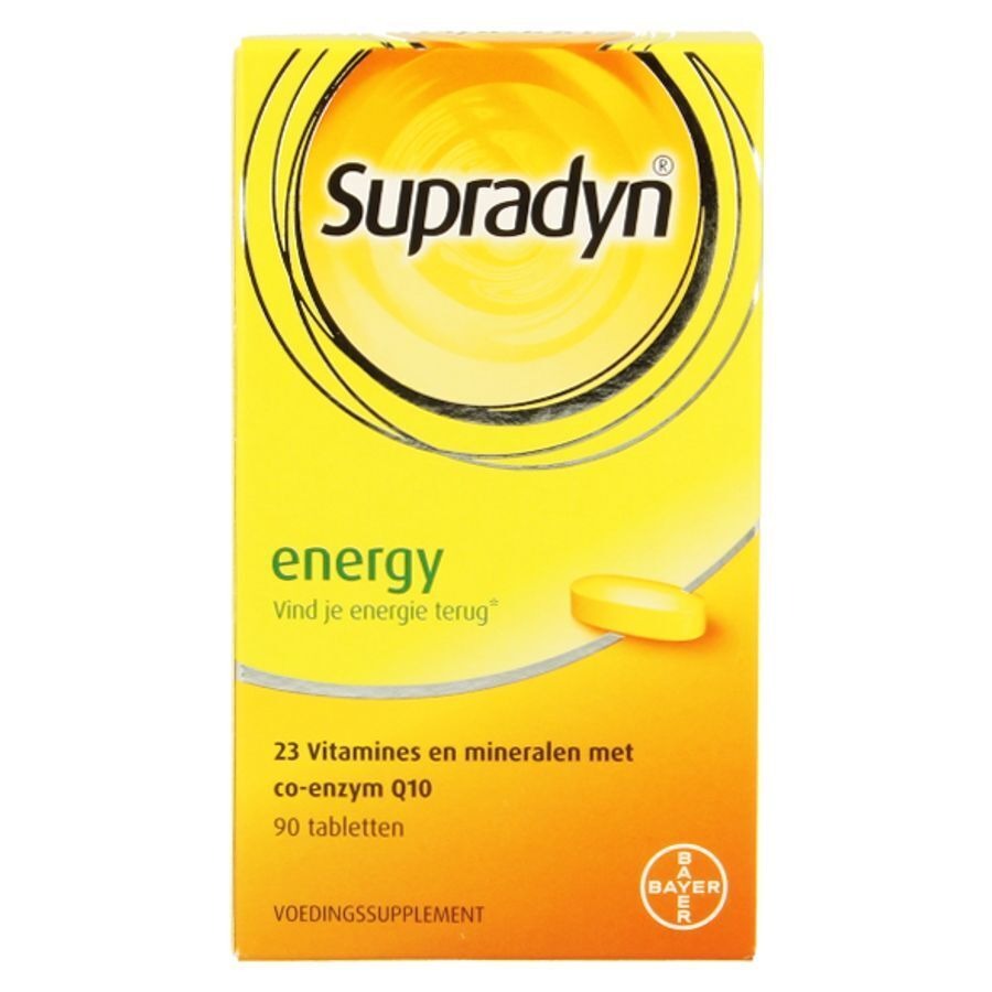 Supradyn Energy Multivitamine Voor Energie Met Coq10 90 Tabletten