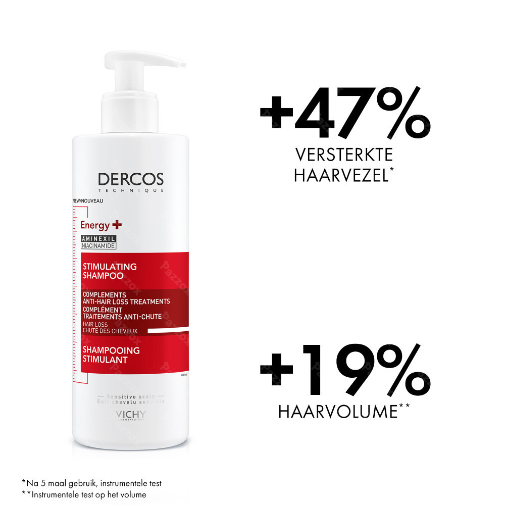 Vichy Dercos Stimulerende Shampoo Aminexil Energie En Kracht 400ml