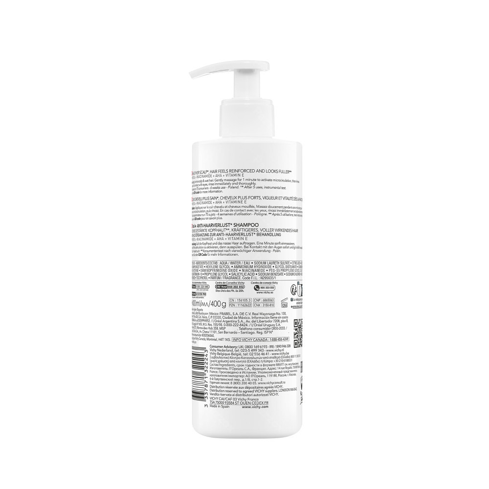 Vichy Dercos Stimulerende Shampoo Aminexil Energie En Kracht 400ml