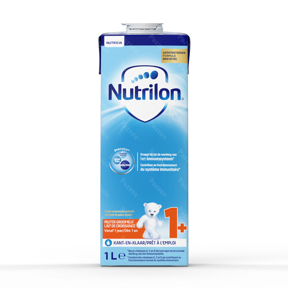 Nutrilon 1+ Groeimelk Vanaf 1 Jaar 1 Liter Vloeibaar