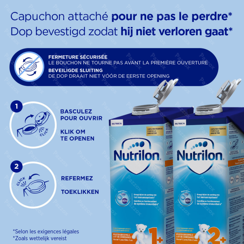 Nutrilon 1+ Groeimelk Vanaf 1 Jaar 1 Liter Vloeibaar