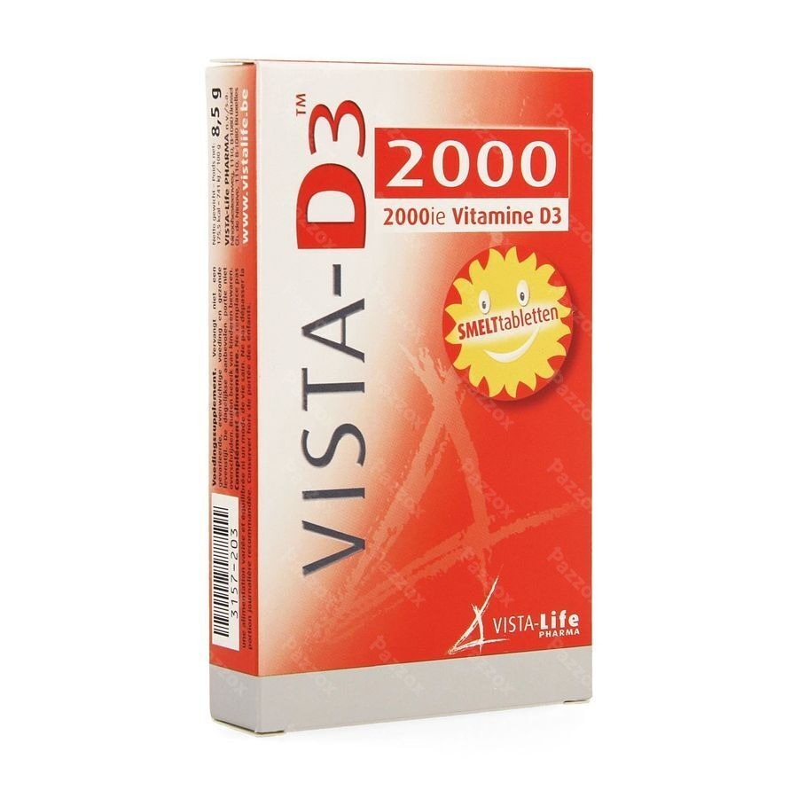 Vista-D3 2000 IE 60 Smelttabletten