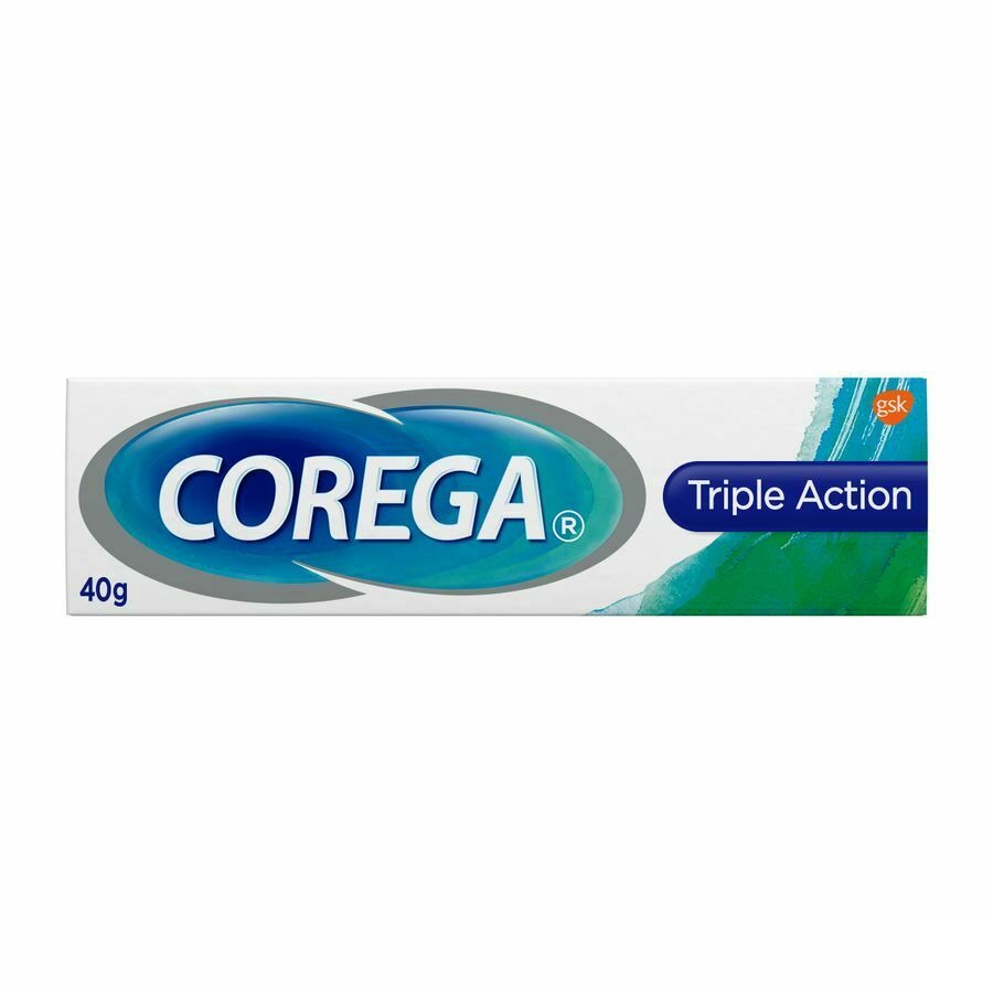 Corega Triple Active Kleefcr Tandprothese 40g