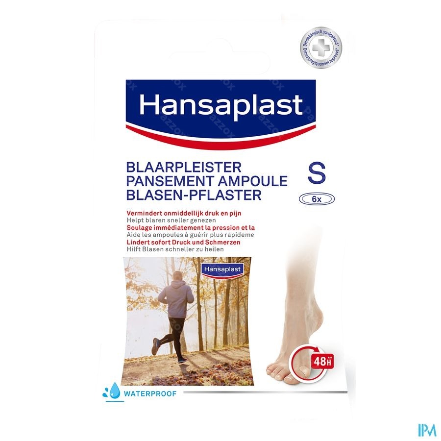 Hansaplast Sos Blaarpleister Klein Strip 6