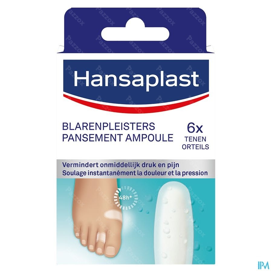 Hansaplast Sos Blaarpleister Klein Strip 6