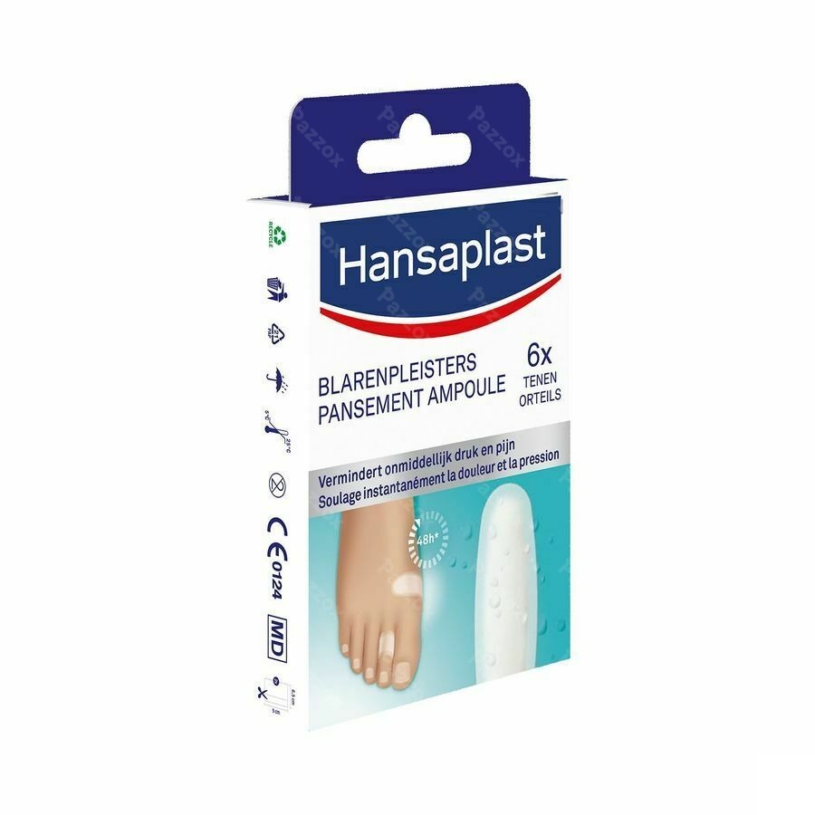 Hansaplast Sos Blaarpleister Klein Strip 6
