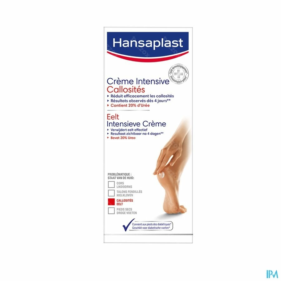 Hansaplast A/eelt 20% Urea Intensieve Creme 75ml