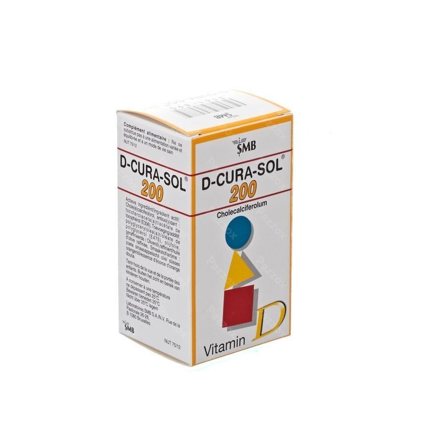 D-Cura Sol Vitamine D 200 IE Druppels 10ml