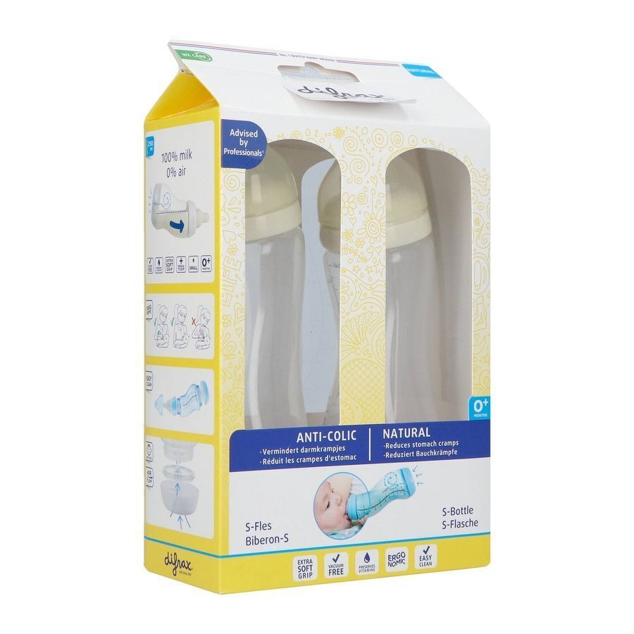 Difrax S-fles Natural Double Pack 2x250ml