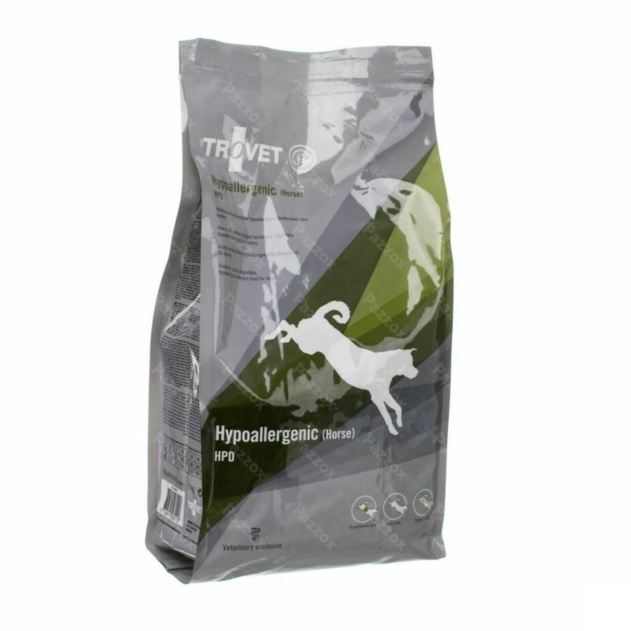 Trovet Hpd Hypoallergenic Dog Horse 3kg Vmd