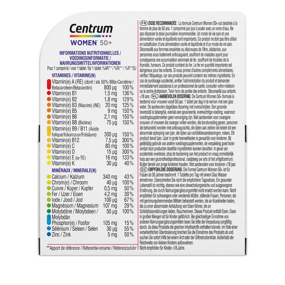 Centrum Women 50+ Comp 30
