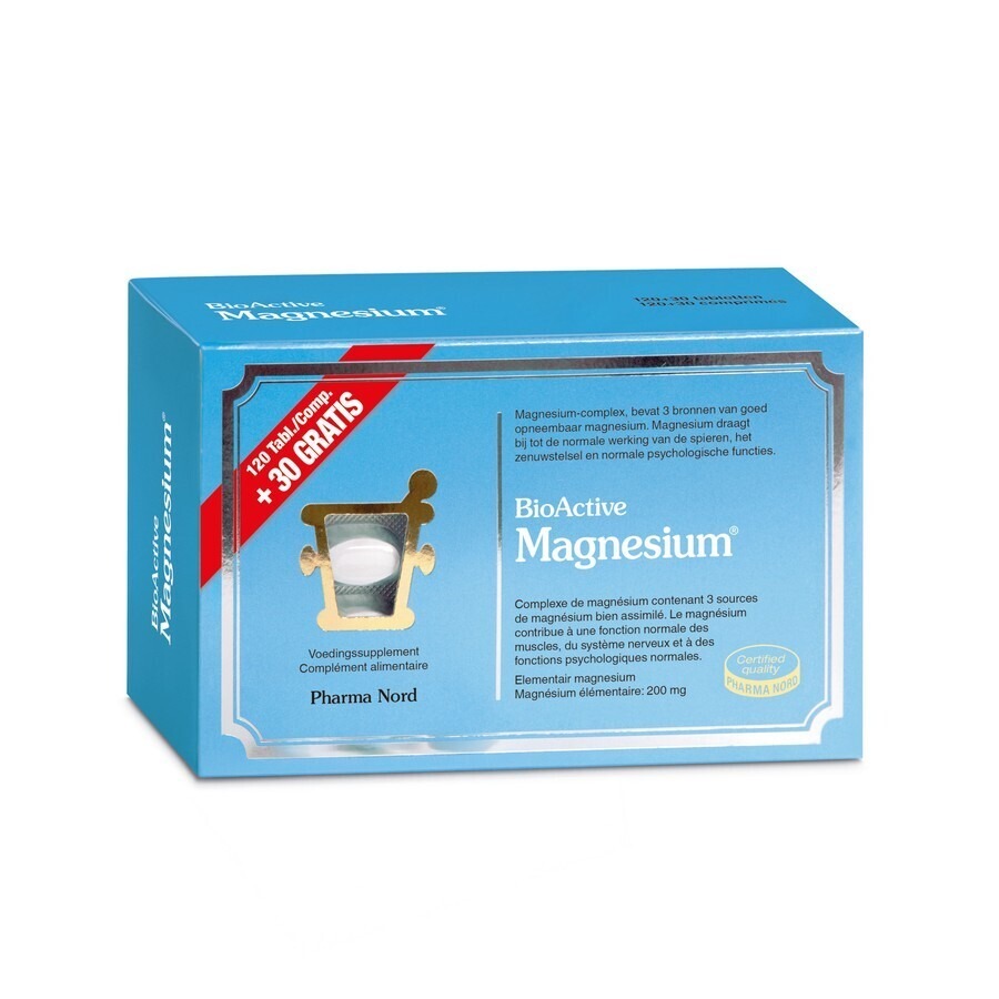 BioActive Magnesium 120+30 Tabletten