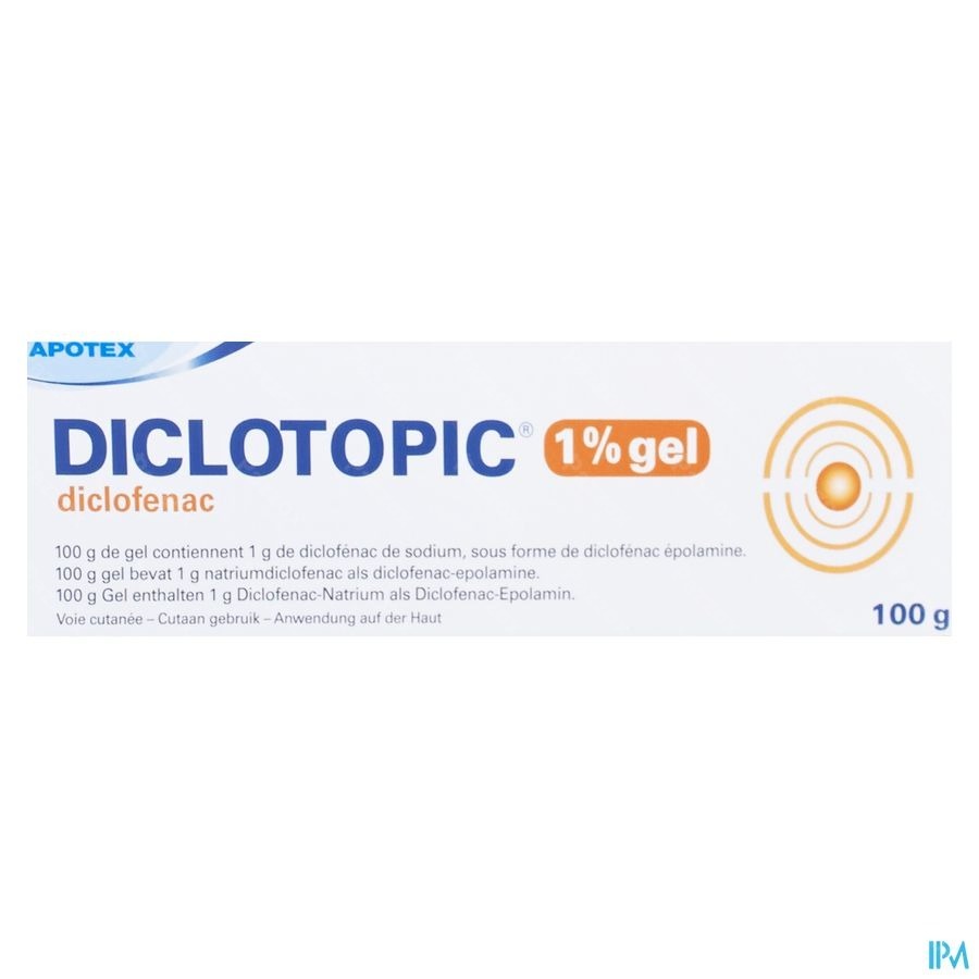Diclotopic 1% Gel Tube 100 Gr