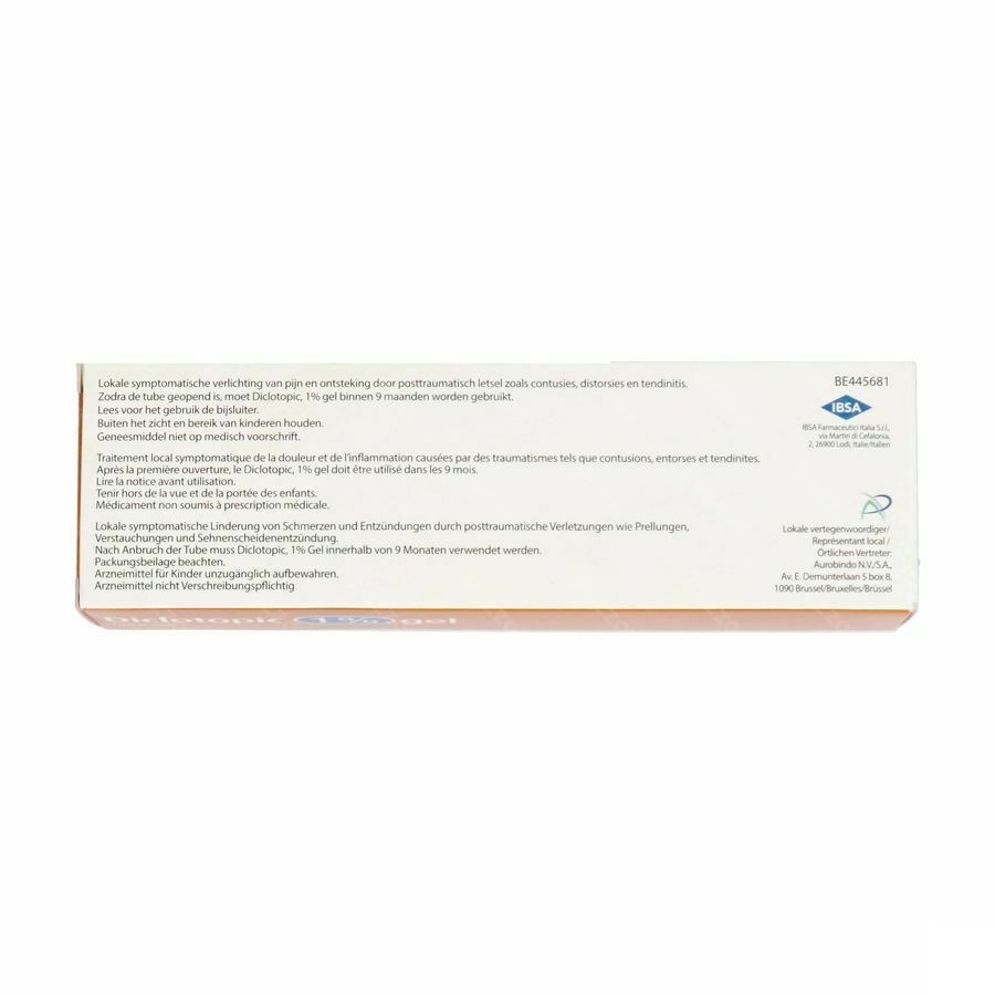 Diclotopic 1% Gel Tube 100 Gr