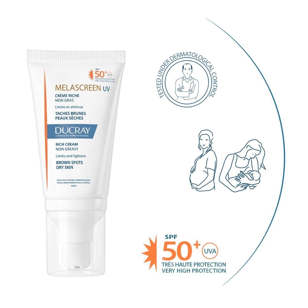 Ducray Melascreen Uv Rijke Creme 40ml
