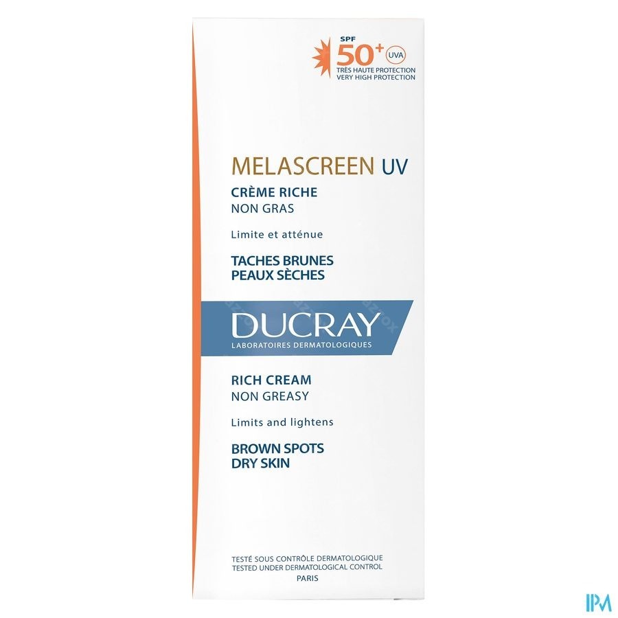 Ducray Melascreen Uv Rijke Creme 40ml