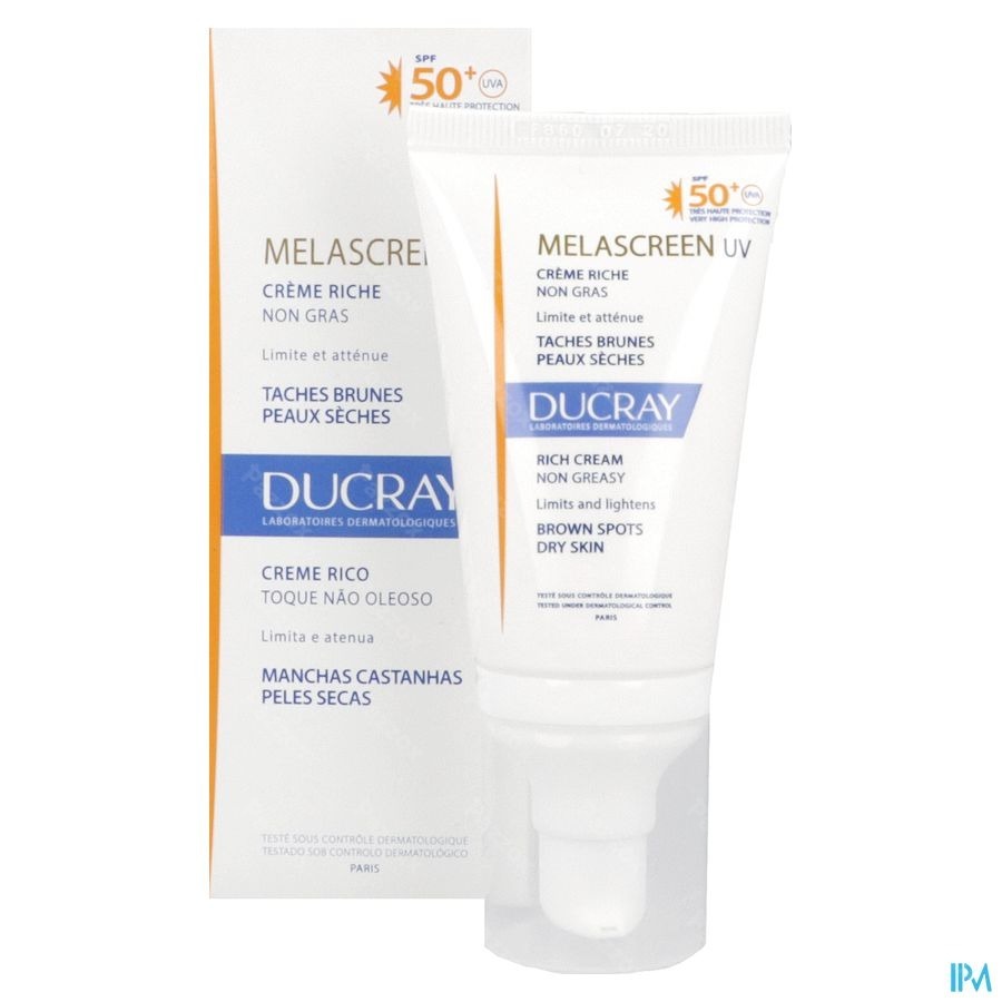 Ducray Melascreen Uv Rijke Creme 40ml