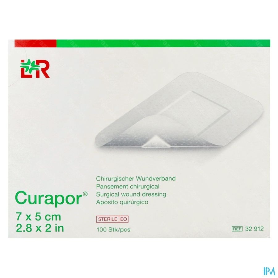 Curapor Verb Chirurg. Steriel 7cmx 5cm 100 32912