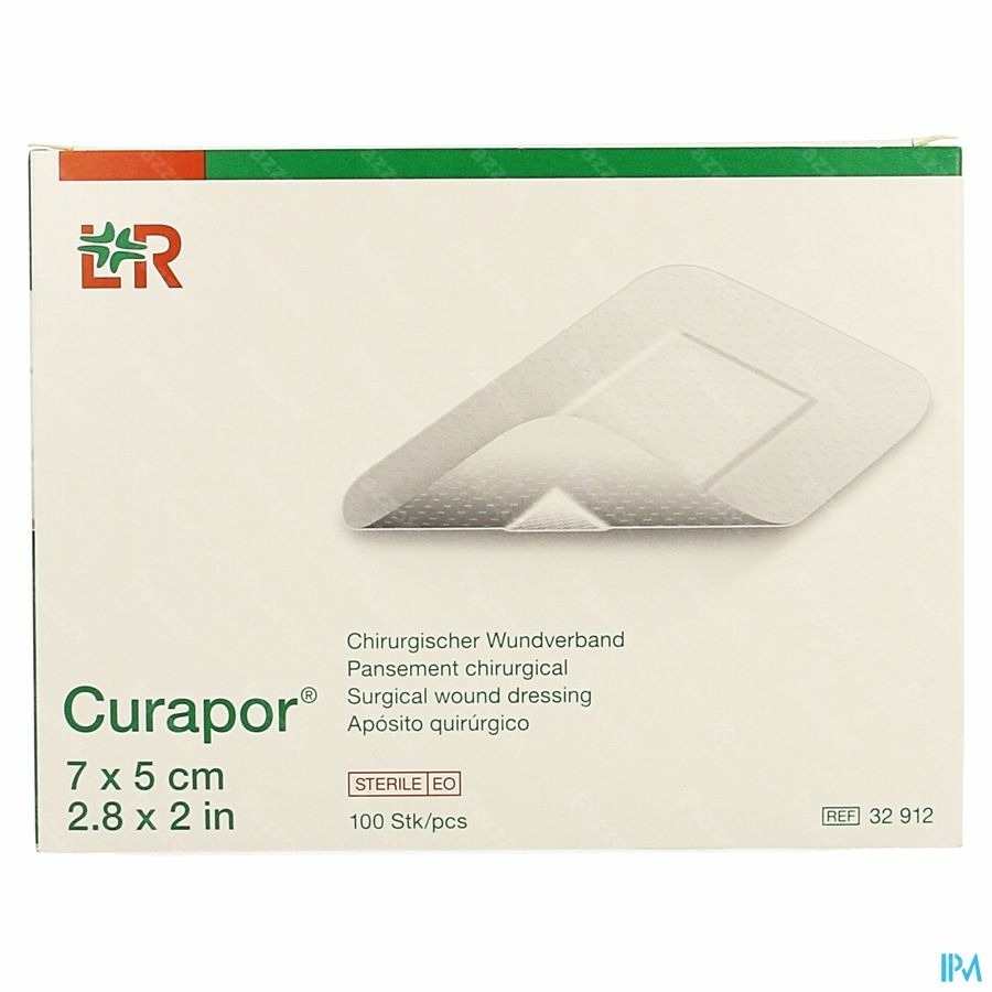 Curapor Verb Chirurg. Steriel 7cmx 5cm 100 32912