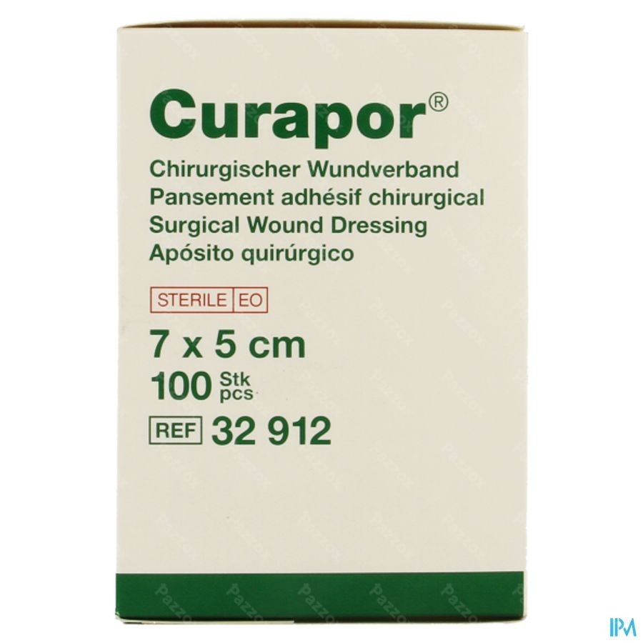 Curapor Verb Chirurg. Steriel 7cmx 5cm 100 32912