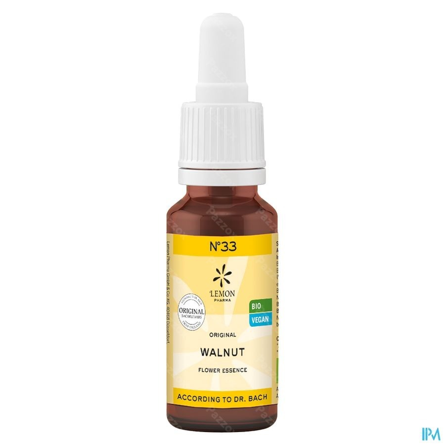 Bachbloesem Bio N°33 Walnut 20ml