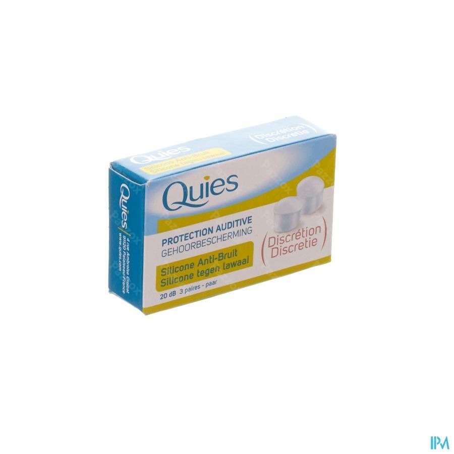 Quies Gehoorbescherming A/lawaai Silic. 3 Paar