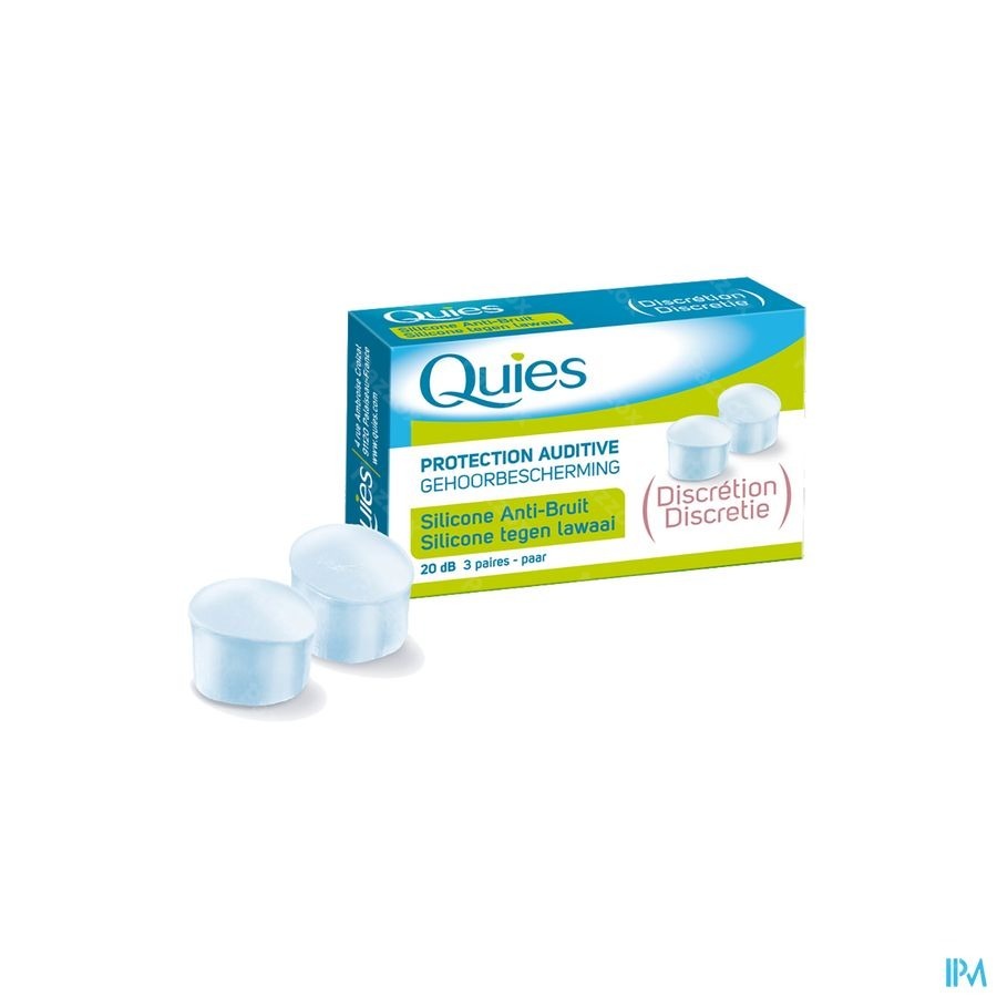 Quies Gehoorbescherming A/lawaai Silic. 3 Paar