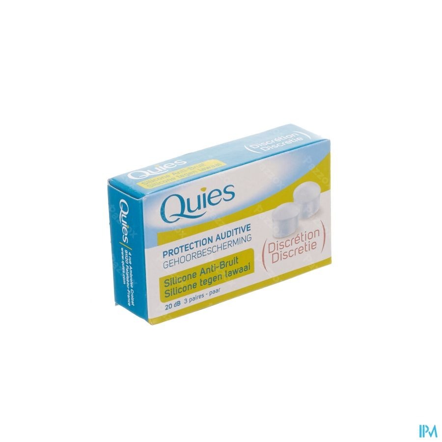 Quies Gehoorbescherming A/lawaai Silic. 3 Paar