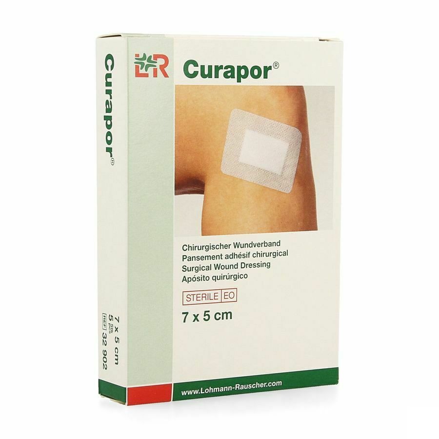 Curapor Verb Chirurg. Steriel 7cmx 5cm 5 32902