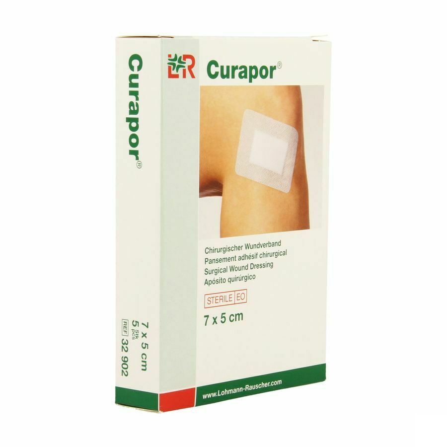 Curapor Verb Chirurg. Steriel 7cmx 5cm 5 32902